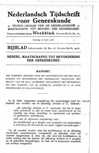 Eerste pagina van het artikel zoals het is gepubliceerd in het tijdschrift