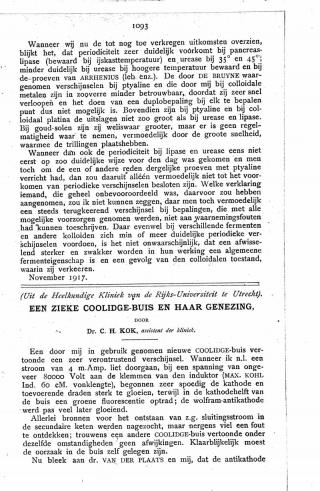 Eerste pagina van het artikel zoals het is gepubliceerd in het tijdschrift