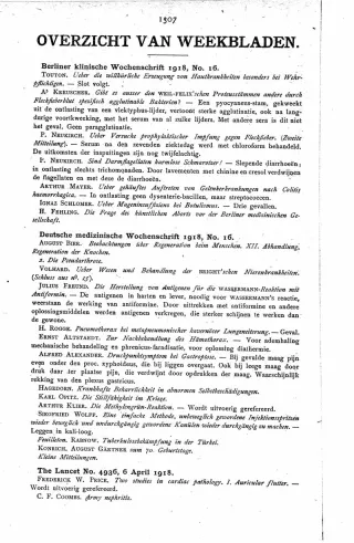 Eerste pagina van het artikel zoals het is gepubliceerd in het tijdschrift