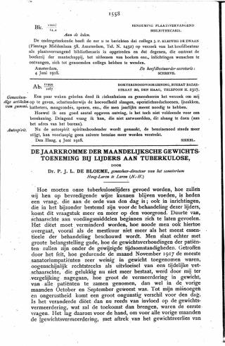 Eerste pagina van het artikel zoals het is gepubliceerd in het tijdschrift