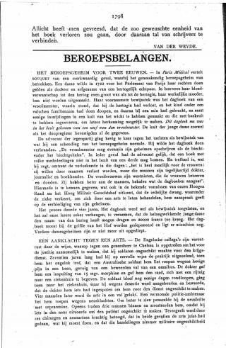 Eerste pagina van het artikel zoals het is gepubliceerd in het tijdschrift