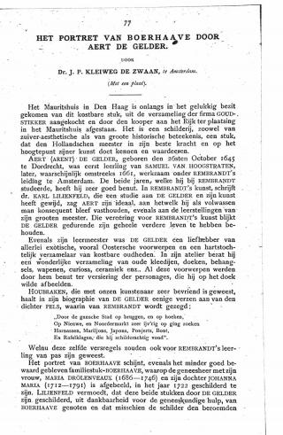 Eerste pagina van het artikel zoals het is gepubliceerd in het tijdschrift
