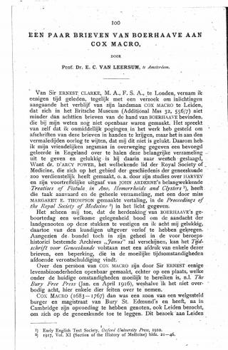 Eerste pagina van het artikel zoals het is gepubliceerd in het tijdschrift