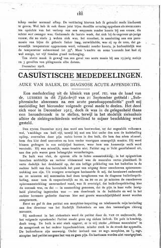 Eerste pagina van het artikel zoals het is gepubliceerd in het tijdschrift