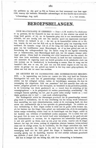 Eerste pagina van het artikel zoals het is gepubliceerd in het tijdschrift