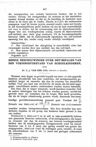 Eerste pagina van het artikel zoals het is gepubliceerd in het tijdschrift