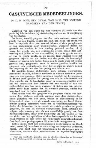 Eerste pagina van het artikel zoals het is gepubliceerd in het tijdschrift