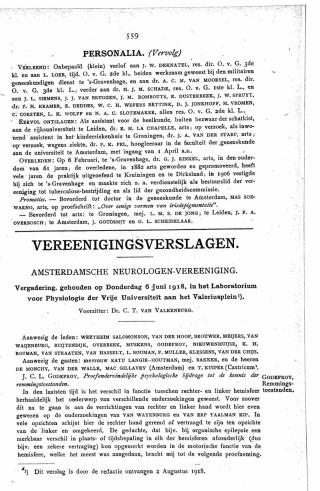 Eerste pagina van het artikel zoals het is gepubliceerd in het tijdschrift