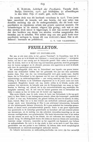 Eerste pagina van het artikel zoals het is gepubliceerd in het tijdschrift