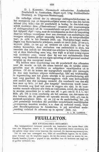 Eerste pagina van het artikel zoals het is gepubliceerd in het tijdschrift