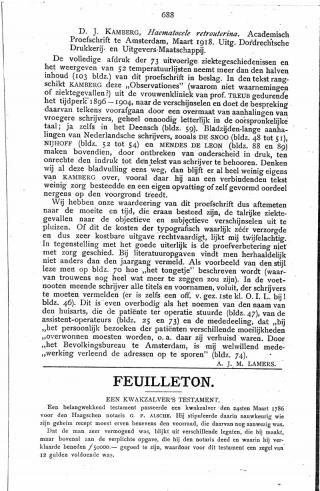 Eerste pagina van het artikel zoals het is gepubliceerd in het tijdschrift