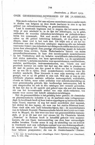 Eerste pagina van het artikel zoals het is gepubliceerd in het tijdschrift