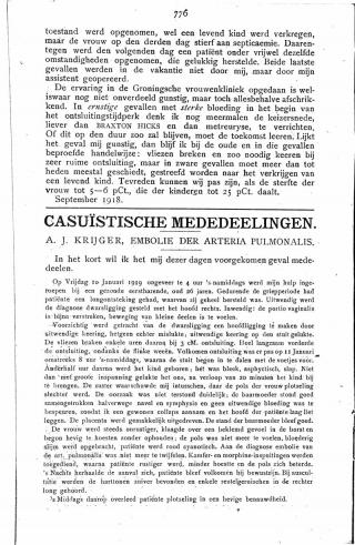 Eerste pagina van het artikel zoals het is gepubliceerd in het tijdschrift