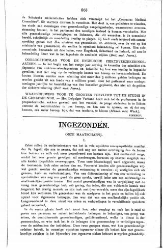 Eerste pagina van het artikel zoals het is gepubliceerd in het tijdschrift