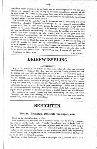 Eerste pagina van het artikel zoals het is gepubliceerd in het tijdschrift