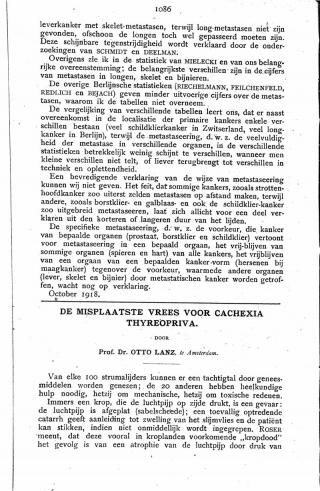 Eerste pagina van het artikel zoals het is gepubliceerd in het tijdschrift