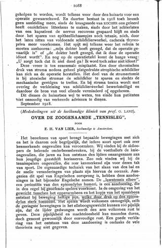 Eerste pagina van het artikel zoals het is gepubliceerd in het tijdschrift