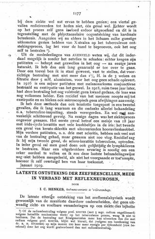 Eerste pagina van het artikel zoals het is gepubliceerd in het tijdschrift