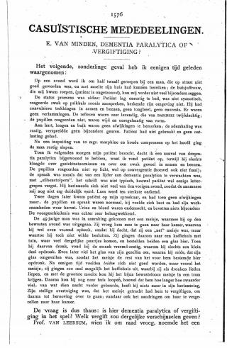 Eerste pagina van het artikel zoals het is gepubliceerd in het tijdschrift