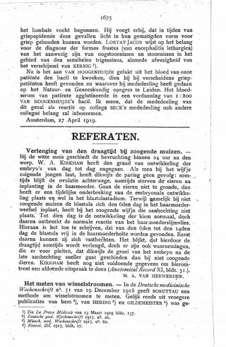 Eerste pagina van het artikel zoals het is gepubliceerd in het tijdschrift