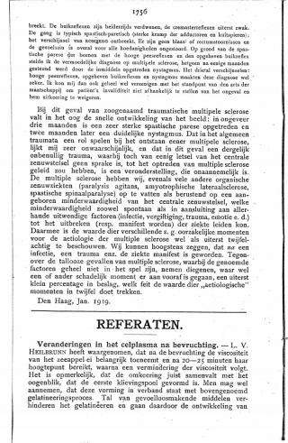 Eerste pagina van het artikel zoals het is gepubliceerd in het tijdschrift