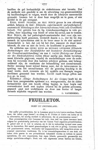 Eerste pagina van het artikel zoals het is gepubliceerd in het tijdschrift