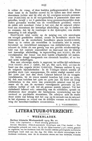 Eerste pagina van het artikel zoals het is gepubliceerd in het tijdschrift