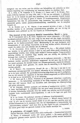 Eerste pagina van het artikel zoals het is gepubliceerd in het tijdschrift