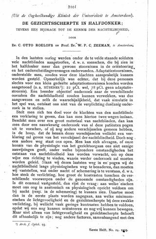 Eerste pagina van het artikel zoals het is gepubliceerd in het tijdschrift