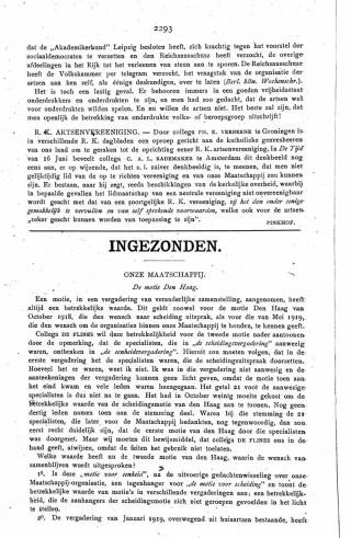 Eerste pagina van het artikel zoals het is gepubliceerd in het tijdschrift