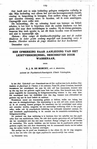 Eerste pagina van het artikel zoals het is gepubliceerd in het tijdschrift