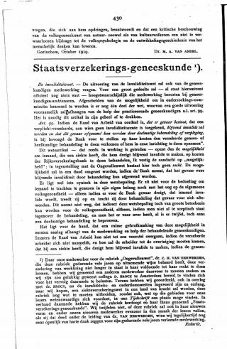 Eerste pagina van het artikel zoals het is gepubliceerd in het tijdschrift