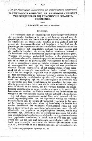 Eerste pagina van het artikel zoals het is gepubliceerd in het tijdschrift