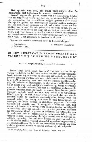 Eerste pagina van het artikel zoals het is gepubliceerd in het tijdschrift