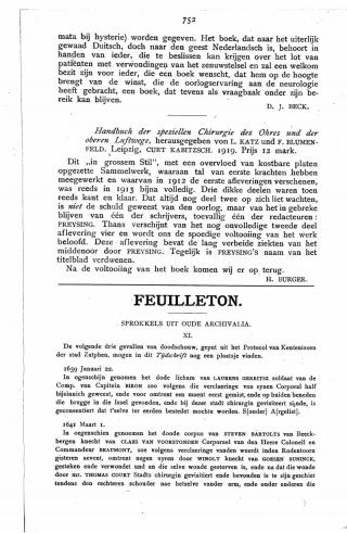 Eerste pagina van het artikel zoals het is gepubliceerd in het tijdschrift