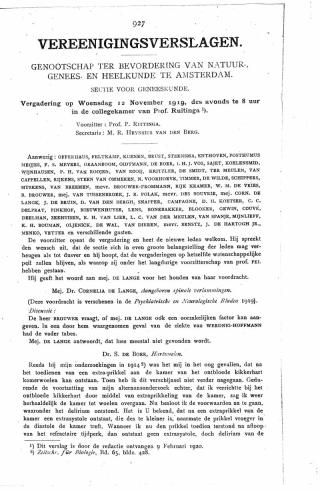 Eerste pagina van het artikel zoals het is gepubliceerd in het tijdschrift