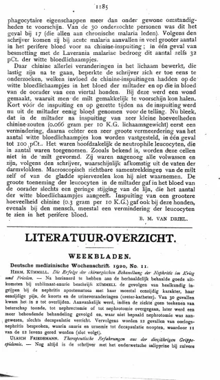 Eerste pagina van het artikel zoals het is gepubliceerd in het tijdschrift