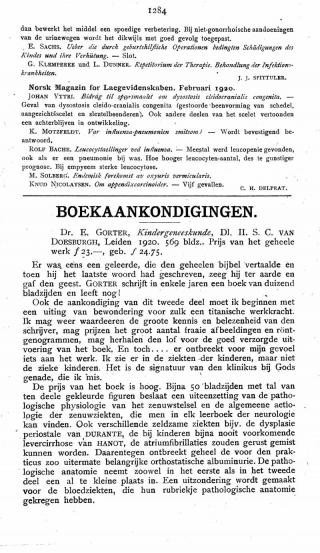 Eerste pagina van het artikel zoals het is gepubliceerd in het tijdschrift