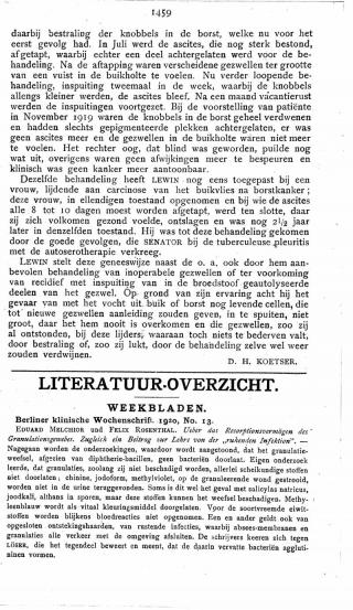 Eerste pagina van het artikel zoals het is gepubliceerd in het tijdschrift