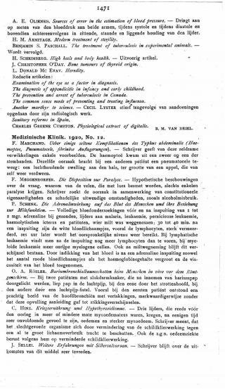 Eerste pagina van het artikel zoals het is gepubliceerd in het tijdschrift