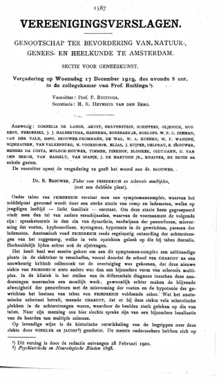 Eerste pagina van het artikel zoals het is gepubliceerd in het tijdschrift