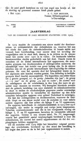 Eerste pagina van het artikel zoals het is gepubliceerd in het tijdschrift