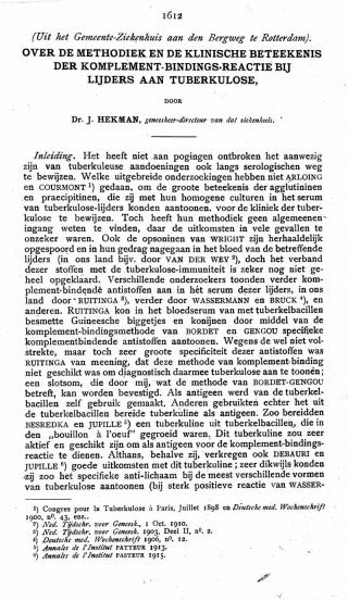 Eerste pagina van het artikel zoals het is gepubliceerd in het tijdschrift