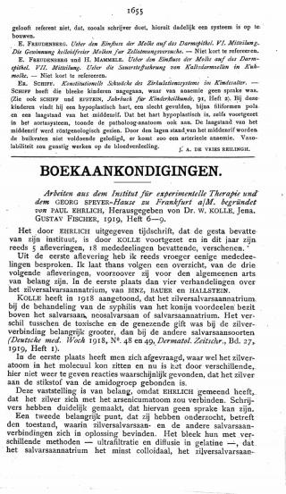 Eerste pagina van het artikel zoals het is gepubliceerd in het tijdschrift