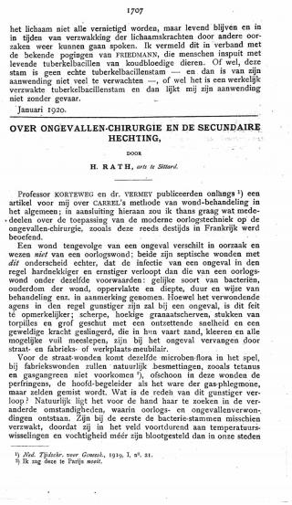 Eerste pagina van het artikel zoals het is gepubliceerd in het tijdschrift