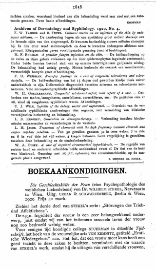 Eerste pagina van het artikel zoals het is gepubliceerd in het tijdschrift