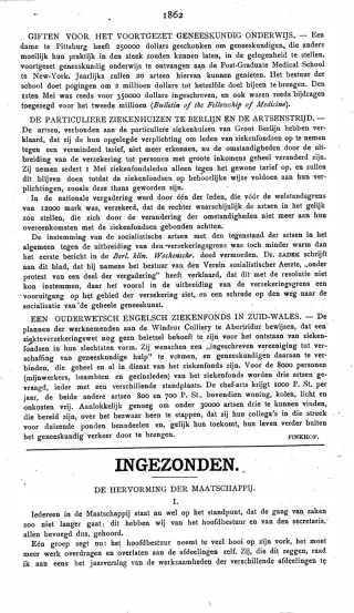Eerste pagina van het artikel zoals het is gepubliceerd in het tijdschrift