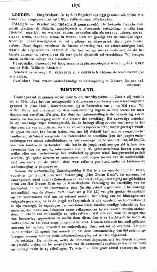 Eerste pagina van het artikel zoals het is gepubliceerd in het tijdschrift