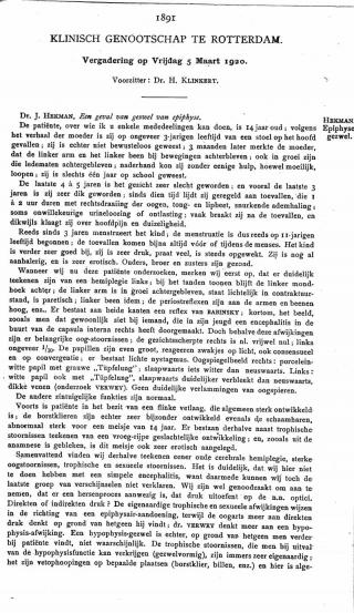 Eerste pagina van het artikel zoals het is gepubliceerd in het tijdschrift