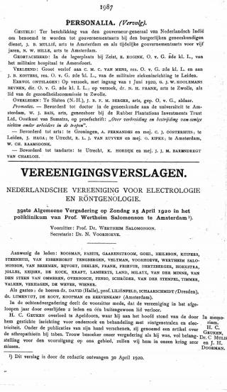 Eerste pagina van het artikel zoals het is gepubliceerd in het tijdschrift